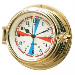 Buy cheap 180mm Brass Quartz Clock Radio Room Clock Marine Nautical Instrument product