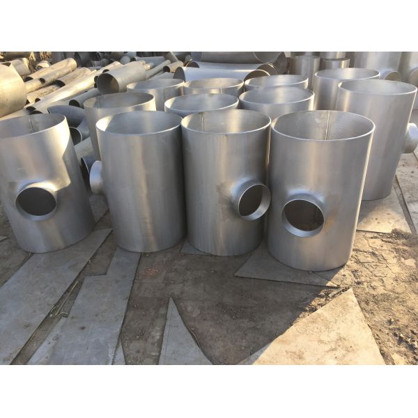 SS304 SS321 SS316l Stainless Steel Reducing Tee PED API 5 Inch 8 Inch