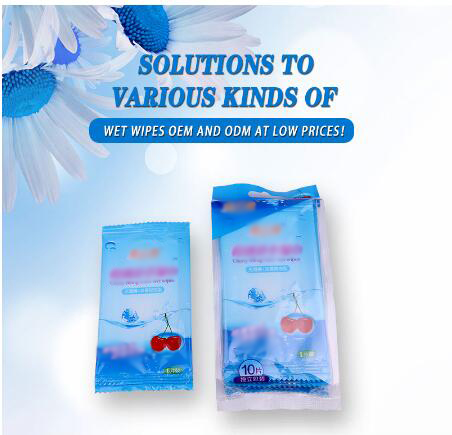 Antiseptic Moisturizing Hand Sanitizer Wipes Non - Woven Individually For Cleaning