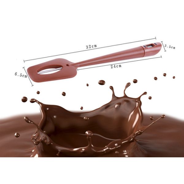 Quick Instant Read Digital Cooking Spatula Thermometer Long Stainless Steel Probe