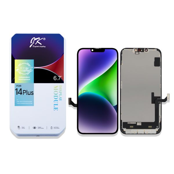 Factory Price JK Incell LCD Screen for iPhone 14 Plus with 1:1400 Contrast Ratio and 98% NTSC