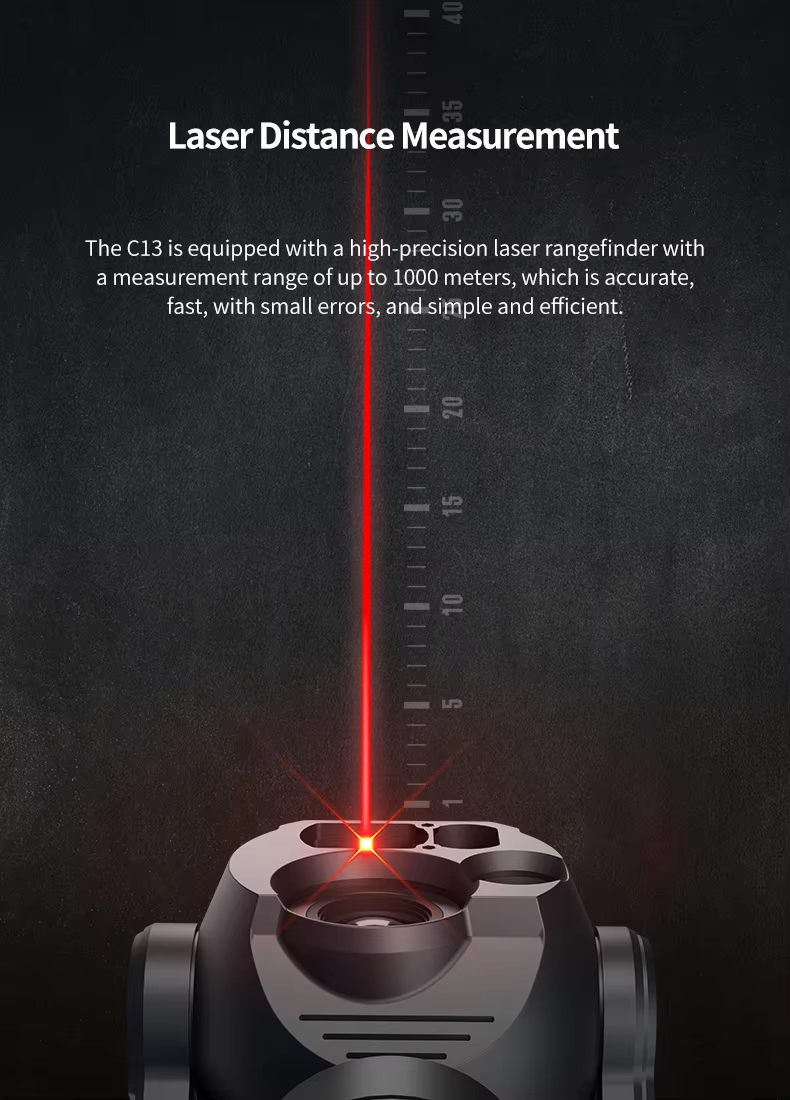 Skydroid C13 Intelligent AI Tracking Three Axis Camera Gimbal 30X Zoom High Resolution Thermal Imaging Durable Plastic Material