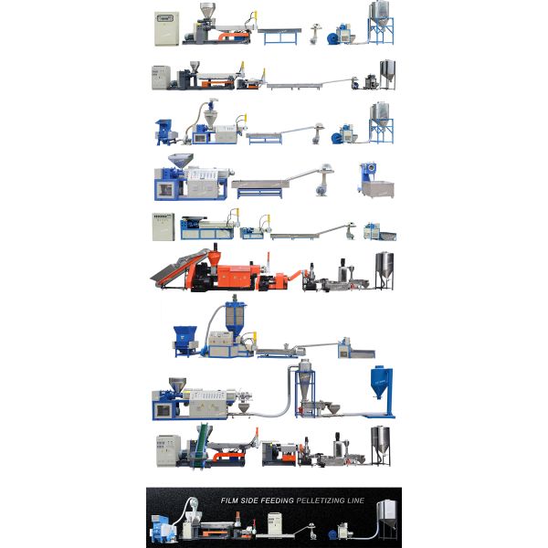 Durable PP Plastic Recycling Machine Pe Pelletizing Machine 130 - 150kg/H Output