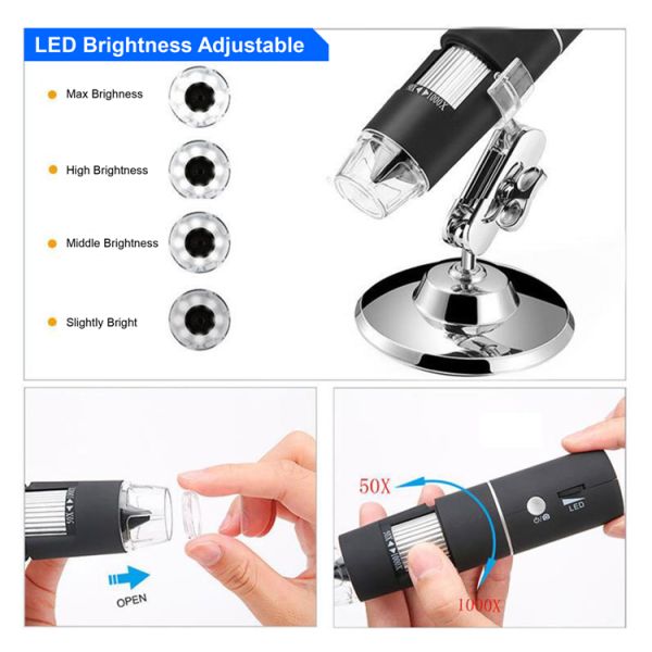 Portable Wifi Usb Pocket Wireless 50x Digital Camera Microscope A34.4199