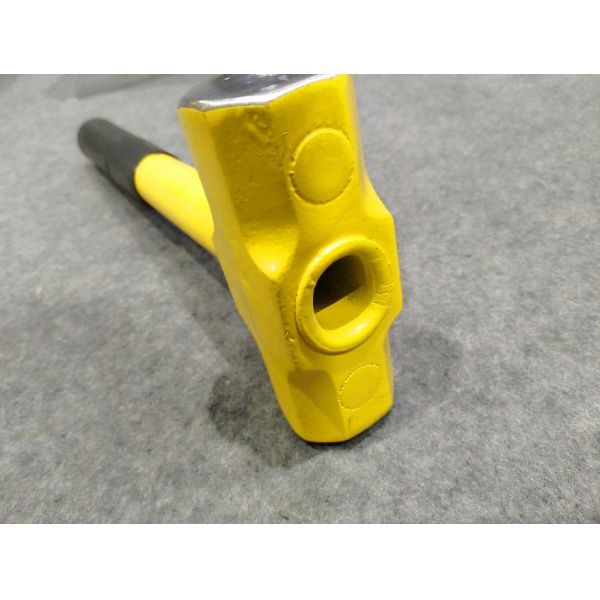 2LB-10LB forged steel Sledge Hammer (XL0124-1) with powder coated surface and colored steel handle