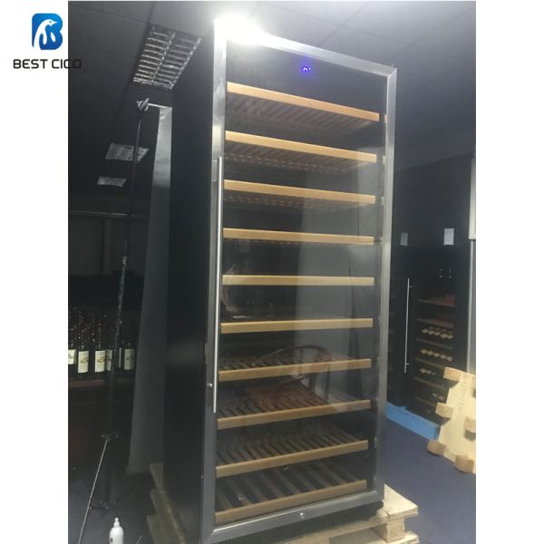 Customized Electronic Compressor Wine Cooler SF-780SS 5 - 22 Degree Temp Range
