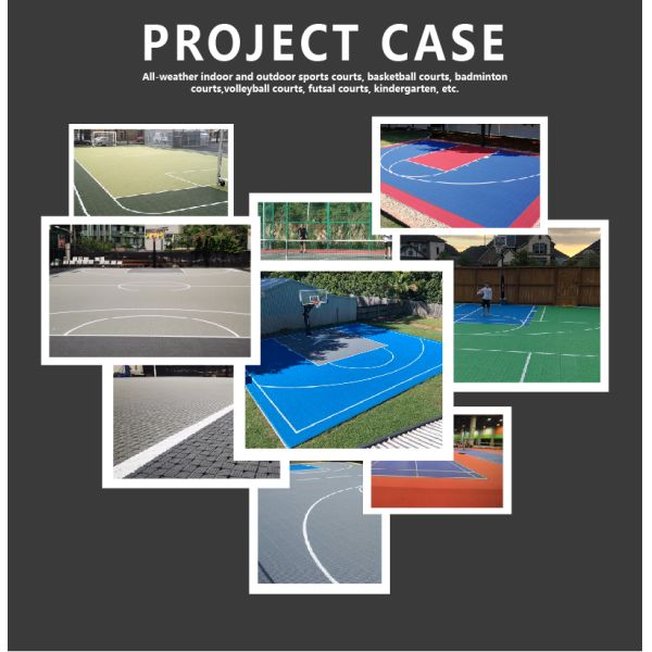 PP Interlocking Tiles for Multi-Sport Courts - Eco-Friendly & Anti-Slip