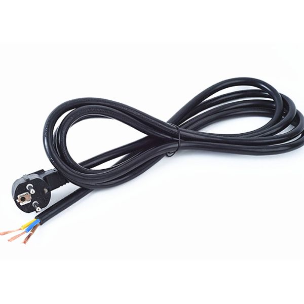 European 3pin power cord no end cabale availavle UL ,RHOS ,CE and so on 1m/2m/3m