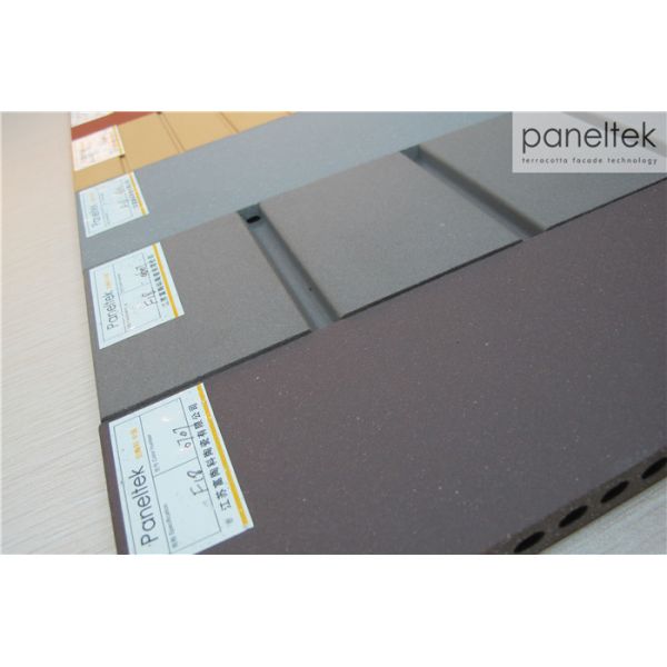 Lined Terracotta Facade Cladding For Building Exterior And Interior Decoration