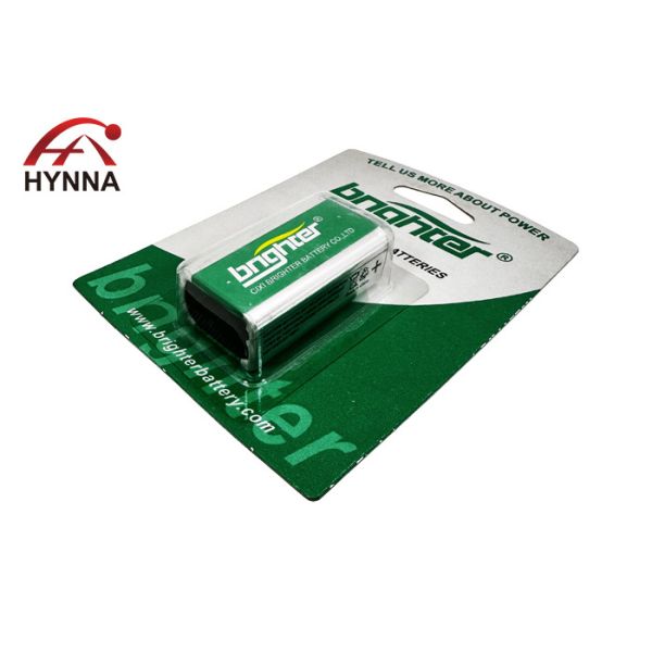 Single Use 9 Volt Alkaline Batteries 1 Blister Card Alkaline Battery 9V 6LR61