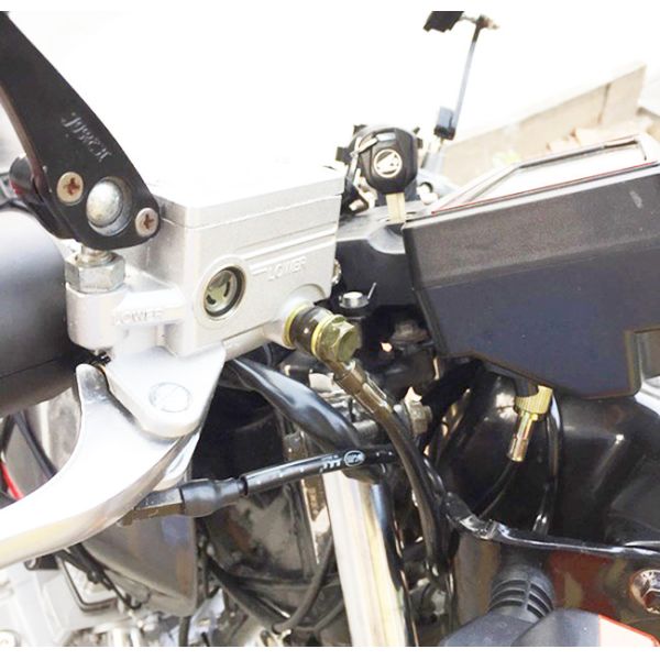 Universal AN3 Brake Hose Banjo Fitting Army Green Banjo Crimp Fitting