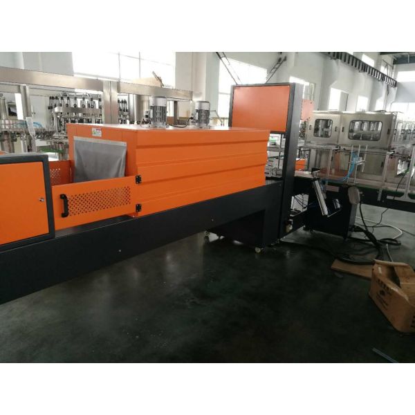 Automatic L Type Beverage Shrink Packing Machine For PET / Glass Bottle / Can