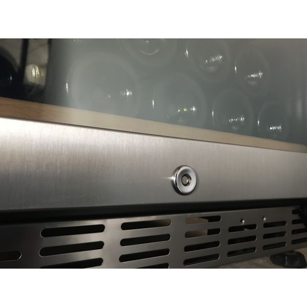 SF-128D1 Stainless Steel Side By Side Refrigerator LED Readout With Digital Control