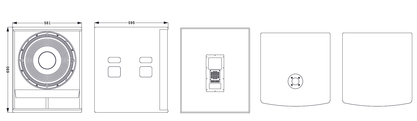 Heavy duty active bass loudspeaker 18 inch subwoofer Concert speaker TR18BA