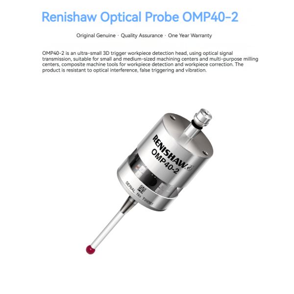 Renishaw Wireless Probe OMP40-2 Infrared Transmission Probe Measuring Head for CNC Machine Tools on Machining Centers