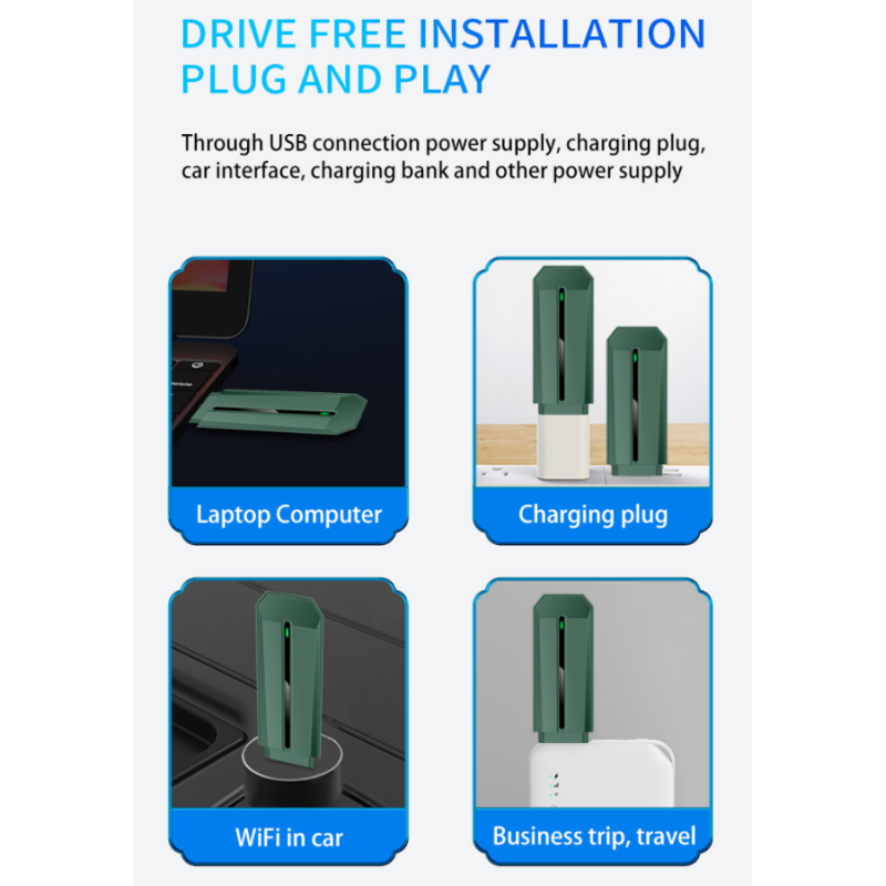 Dual Band Commercial 4G Router USB Mobile Wifi Dongle CE ROHS FCC Certificated