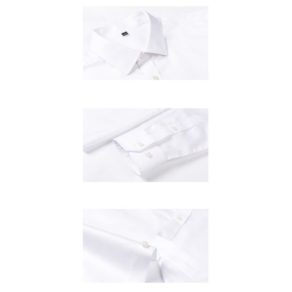 Men's Dress Shirt Spanish Style 100% Cotton DP Ready-made No Ironing Needed Custom Fit