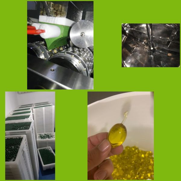 High Precision Paintball Manufacturing Machine 4 Inch Small Scale For Soft Capsule CE