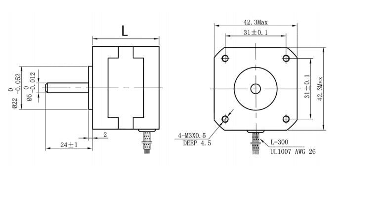 12v Dc 280 Oz Stepper Motor High Torque 42BYGHW