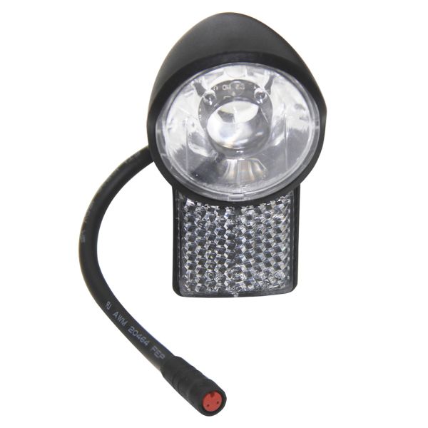 Custom Design 2Pin Waterproof EBike Front Light Electric Bicycle Headlight