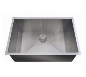 China Right Angle Stainless Single Basin Kitchen Sink Undermount 600*450mm on sale