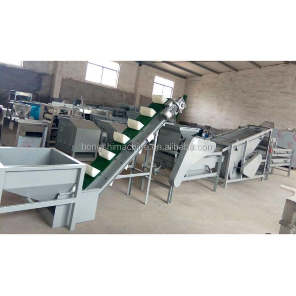 400kg/h Almond hazelnut shelling production line Almond peeling machine Almond cracker separating machine
