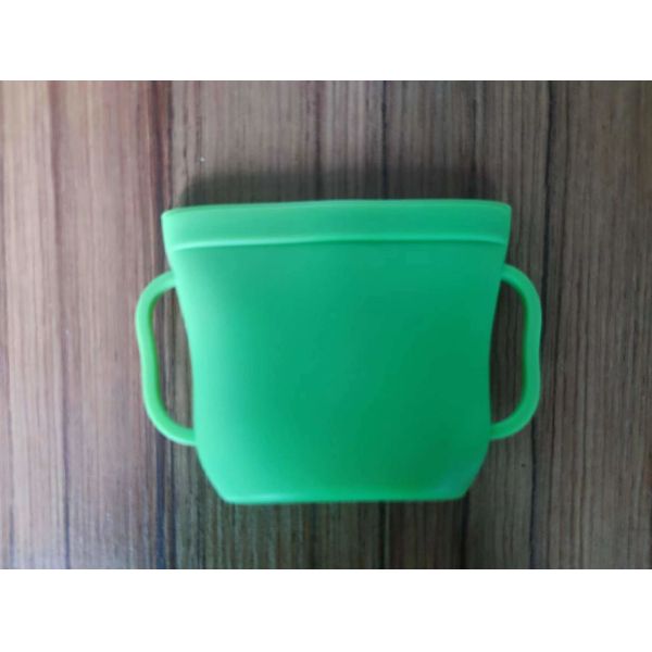 Harmless Durable Silicone Breastmilk Storage Bags , Multipurpose Silicone Snack Pouch
