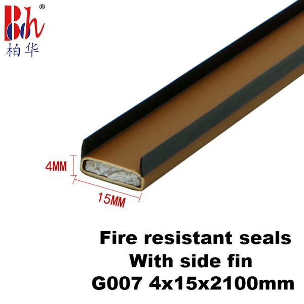Fireproof Fire Resistant Seals 2100mm Length PVC Shell With Sodium Silicate Fillings