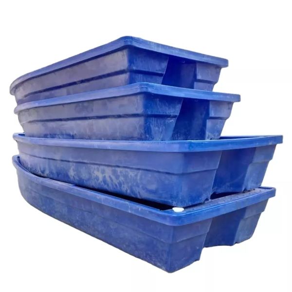 Mini Plastic Rowing Boat 2m Fishing Boat Seamless Welding Good Buoyancy Auqutic