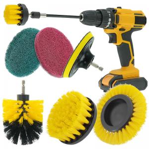 China Carpet Cleaning Drill Brush Attachment Scrub Pads Antiwear on sale