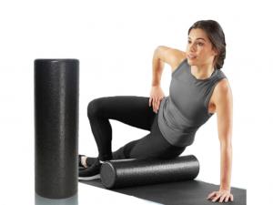 China Yoga Pilates Physical Therapy Hollow Fitness EPP Foam Roller Set For Back on sale