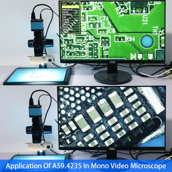 OPTO-EDU A59.4235 60M HDMI TF 1/2.3" CMOS Usb Digital Microscope Camera