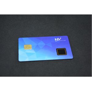 Buy cheap Top Level Protection Fingerprint Smart Cards 1.54 inch Biometric Payment Card from wholesalers