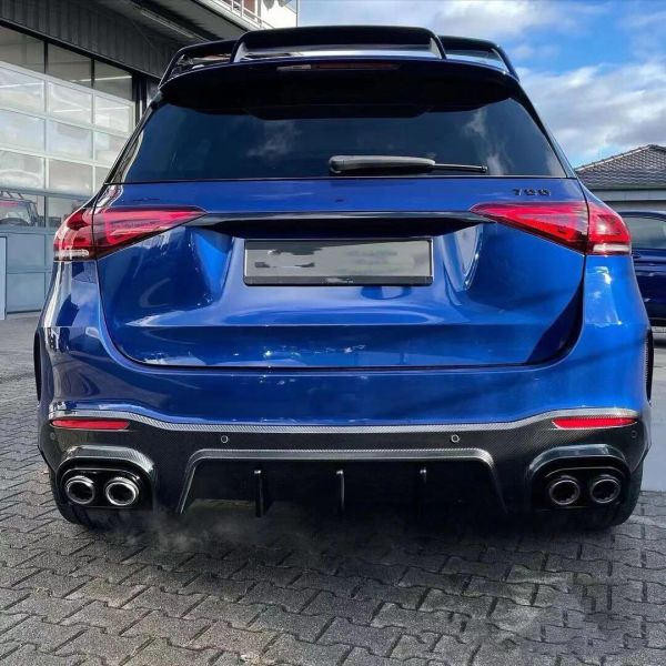 PD Style Tesla Model Body Kit Front Rear Bumper Side Skirt Diffuser Spoiler Black