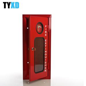 China Lockable Weatherproof Fire Extinguisher Cabinets Cold Rolled Steel Made on sale