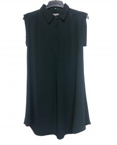 China Sleeveless Shirt Fashion Ladies Blouse Multi Size Cotton / Spandex Material on sale