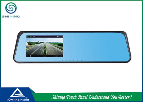 Quality Capacitive 4.3 Inch Touch Screen Touch Lens / 4.3 Rear View Mirror Monitor for sale