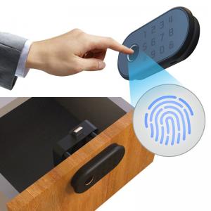 China Electric Tuya Smart Lock RFID Card Password Biometric Fingerprint For Cabinet Drawer on sale