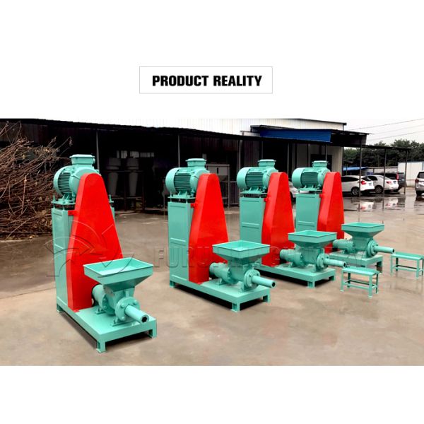 Small Wood Sawdust Briquette Machine , Wood Charcoal Making Machine