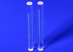 Buy cheap Polishing Quartz Glass Fused Silica Rod Transparent For Fiber Bar product