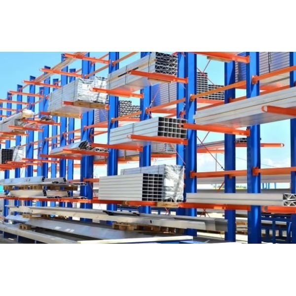 Warehouse Cantilever Racking System with CE Certification - Heavy Duty for Long Workpieces Storage