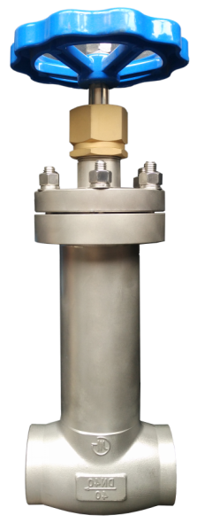 Low Temperature Insulation Globe Valve Copper Nut Manual Operation SW Connection