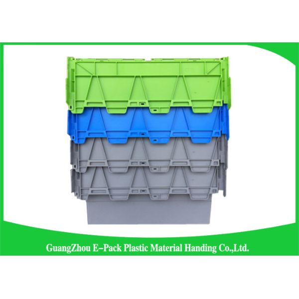 Durable Turnover Logistics Opaque Plastic Storage Boxes With Lid for foods