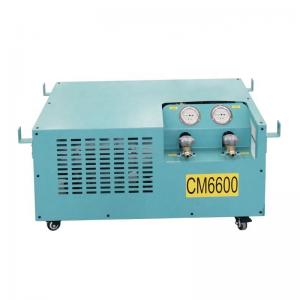 China chiller HVAC service refrigerant recovery machine R134a filling equipment 2HP charging station  ac charging machine on sale