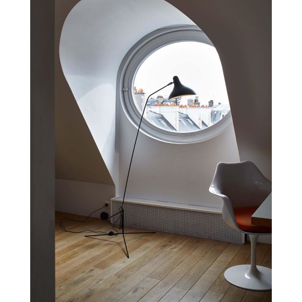 Modern Black Metal Floor Lamp Living Room Reading Bedroom Mantis Floor Lamp (WH-MFL-158)