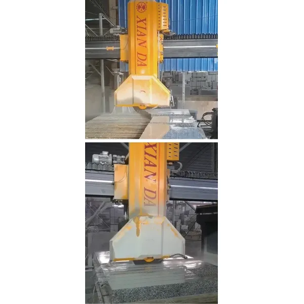 Four Column Medium Block Cutting Machine for Cutting Thick Granite Marble Slabs Curbstone