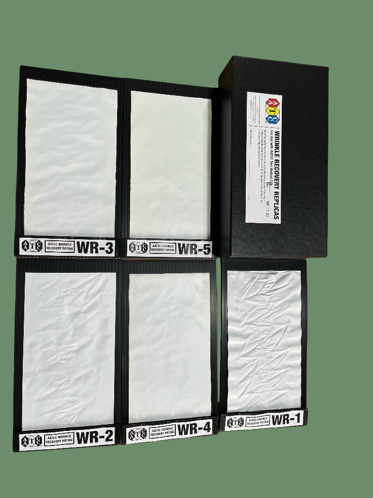 AATCC 128 Wrinkle Recovery Replicas for Textile Testing