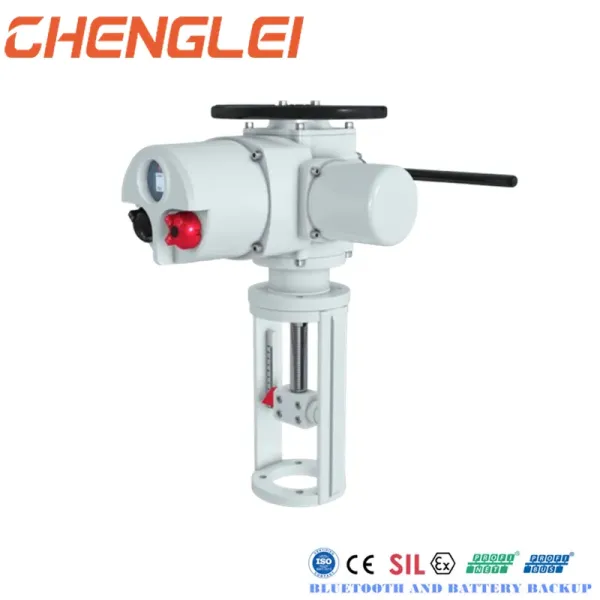 IP65 Rated Electric Linear Actuator with Max Thrust 10000N and Standard Stroke 250mm for Spherical Valve