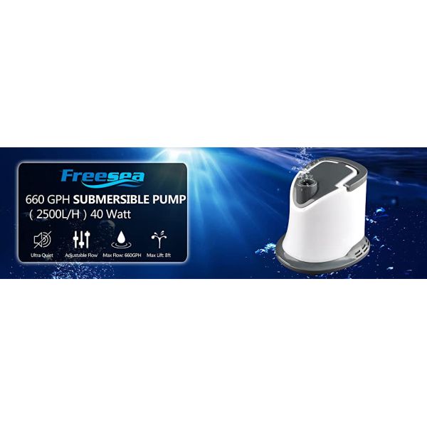 Multistage Abs Freesea Aquarium Submersible Water Pump