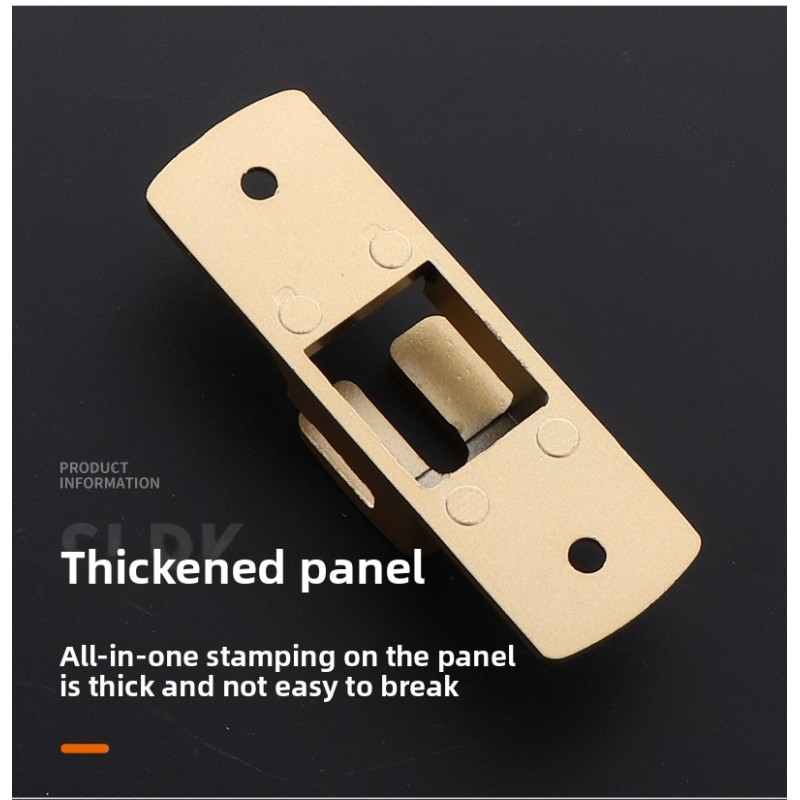 Modern Hotel Bathroom No-Drill Window Solid Aluminum Alloy Door Window Accessories Easy Closure Anti-Theft Lock 1-Year Warranty